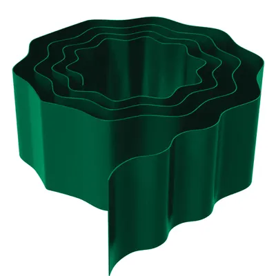 Bordură delimitatoare pentru iarbă Valvnos - 9 m x 10 cm, verde