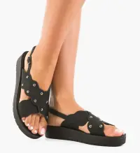 Sandale dama Vyka Negre