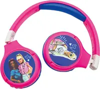 Căști pentru copii Lexibook - Barbie HPBT010BB, wireless, albastru