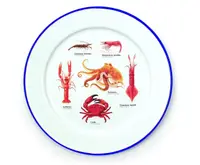 Farfurie metalica - Sea life - Set 2
