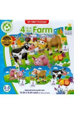 Set Primele mele 4 puzzle-uri. Ferma