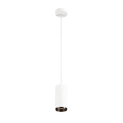 Lampa suspendata, lustra NUMINOS M Pendant, white Indoor LED pendant light white/black 2700K 60°