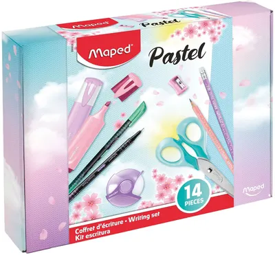 Set creativ Maped Pastel - 14 piese