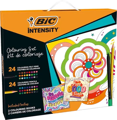 Set de colorat BIC Intensity - 50 piese