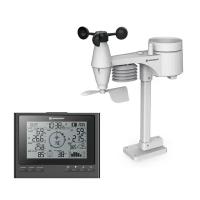 Statie meteo 7 in 1 Bresser ClimateScout 7003100CM3000, negru
