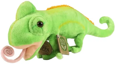 Jucărie de pluș Rappa Eco Friends - Cameleon, 30 cm