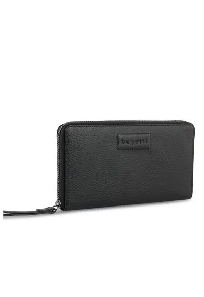 Portofel cu fermoar circular dama - seria Elsa - 494627 - Negru