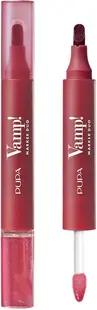 Pupa Vamp! Creion și luciu de buze 2 în 1, 005 Cherry Granita, 4 ml