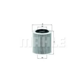 Filtru ulei MAHLE ORIGINAL OX 386D