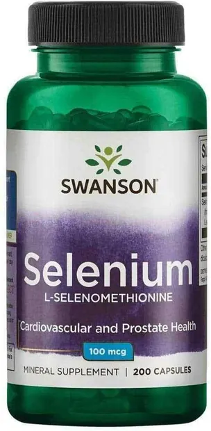 Selenium L-Selenomethionine, 100 mcg, 200 capsule, Swanson