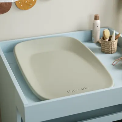 Saltea impermeabila pentru schimbat scutece Nattou Green 70 x 50 cm