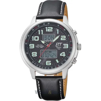 Ceas ETT&nbsp;Eco&nbsp;Tech&nbsp;Time ETT EGS-11301-22L Solar Drive Radio Controlled Hunter II Chrono 48mm 10ATM