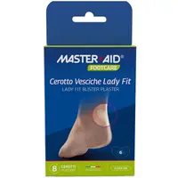 Plasturi hidrocoloidali sterili pentru bășici Lady Fit Foot Care Master-Aid, 6 bucăți