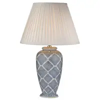 Veioza Ely Table Lamp Blue/White Base Only
