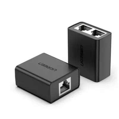 Adaptor Retea UGREEN CM210, RJ45 - 2 x RJ45, Negru