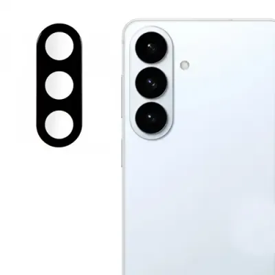 Folie de protectie Camera Spate Techsuit pentru Samsung Galaxy S26 Plus, Sticla Securizata, Full Glue, Neagra