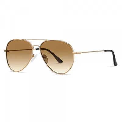 Ochelari De Soare Unisex Techsuit 3025, Protectie UV, Aurii Maro