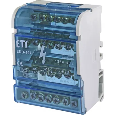 EDB DIN Bloc de distribuție EDB-407