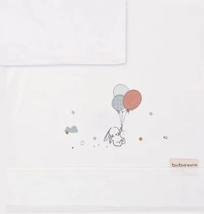 Set de lenjerie pentru bebeluși Bimbidreams - Jolie, 3 piese, 40 x 80 cm