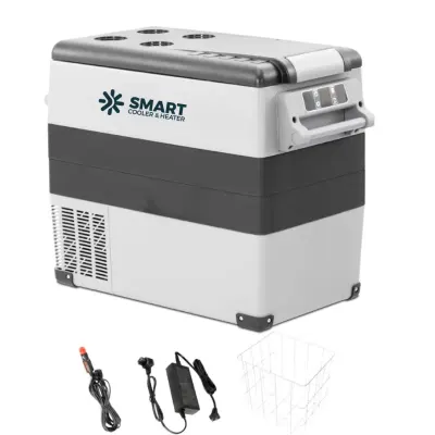 Frigider auto cu compresor smart cooler CF55 , 12/24V, cu display LCD si bluetooth