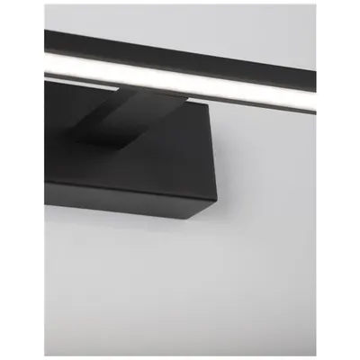 Corp de iluminat pentru baie LIVIA Nisipiu Negru Aluminiu & Acrylic LED 30W 230V 2422Lm 3000K IP44