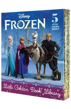 Frozen Little Golden Book Library (Disney Frozen): Frozen; A New Reindeer Friend; Olaf's Perfect Day; The Best Birthday Ever; Olaf Waits for Spring