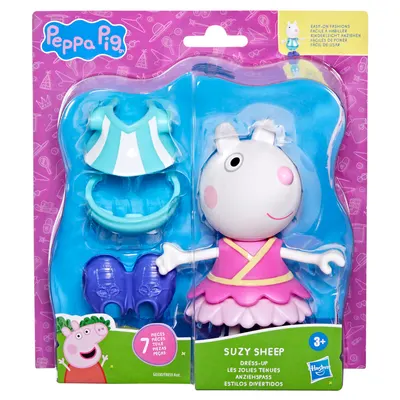 Set figurina cu accesorii fashion, Peppa Pig, Suzy Sheep, G0330