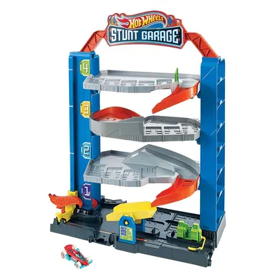 Parcare supraetajata Hot Wheels Stunt Garage