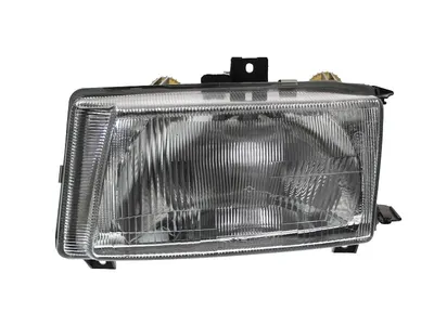 Far stanga potrivit VW CADDY, POLO 1995-2004 - (H4, electric, manual, fundal negru)