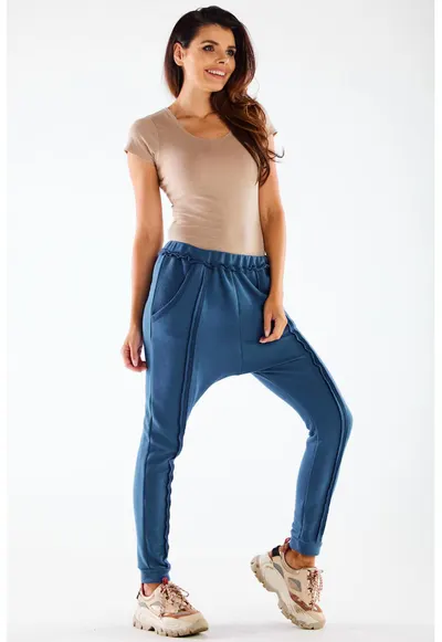 Pantaloni dama - Albastru