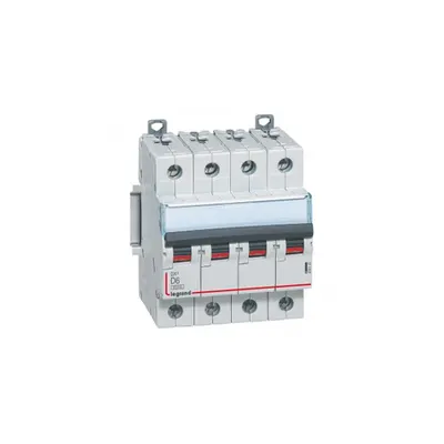 Siguranta automata 6000 - 10 kA - 4P 400 V~ - 6 A - D curba