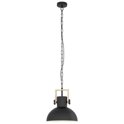 Lampa suspendata LUBENHAM negru, brown 220-240V,50/60Hz