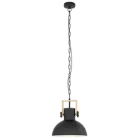 Lampa suspendata LUBENHAM negru, brown 220-240V,50/60Hz