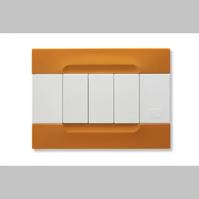 nea - Kadra monocrom rama ornamentala 3 mod tecnopolimero (plastic) seria Alb Portocaliu San Francisco