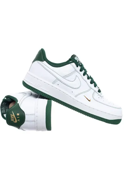 Pantofi sport Air Force 1'07 Mini Jewel - alb-verde - piele naturala