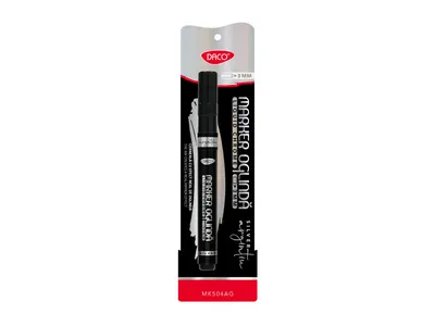 Marker acrilic oglinda, MK504AG, Daco, argintiu