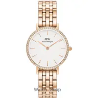 Ceas Daniel Wellington Daniel Wellington DW00100666 Ladies Watch Petite Lumine Bezel 5-Link Melrose 28mm 3ATM