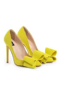 Pantofi Stiletto cu toc Catrina din piele intoarsa
