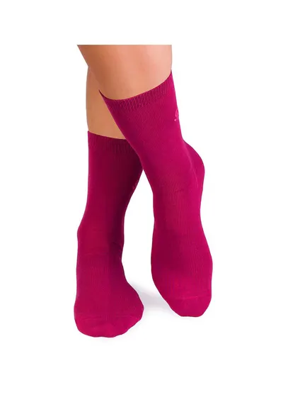 Sosete bunmac organic 98% BUMBAC Fuchsia