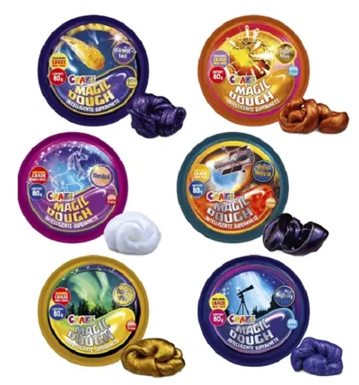 Magic multicolor plastilină pentru modelare Craze - Galaxy, 80 g, Sortiment