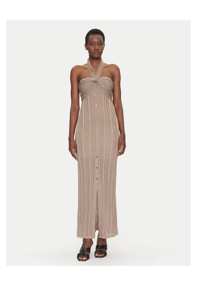 Rochie tricotata de dama Marciano Guess 5GGK48 5811Z - bej