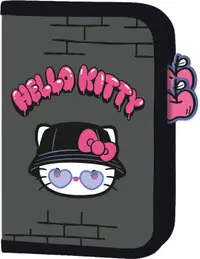 Penar St. Majewski Hello Kitty - Gri, cu 1 fermoar și 2 aripi