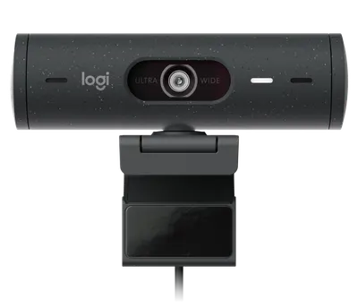 Camera Web Logitech Brio 500, rezolutie video Full HD, USB-C, Grafit