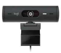 Camera Web Logitech Brio 500, rezolutie video Full HD, USB-C, Grafit