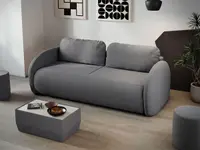 Canapea Ovelis 3 locuri extensibila gri deschis