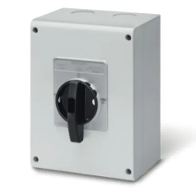Intrerupator separator incastratn32A 3P+N IP65 155x210x107mm C1 IK09 GENERAL GREY/BLACK GW 650°C