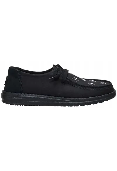 Mocasini Femei Spuma EVA - Wendy Star Stud - Negru - Negru