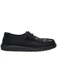 Mocasini Femei Spuma EVA - Wendy Star Stud - Negru - Negru
