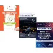 Pachet Bacalaureat 2026, Limba si literatura romana, Matematica pe intelesul tuturor M-mate-info, M-stiintele naturii si NFORMATICA. Limbaj C++. Teste