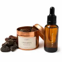 Odorizant auto cu rocă vulcanică Lunera – Lava Rock Diffuser - Espresso Martini / 10 ml